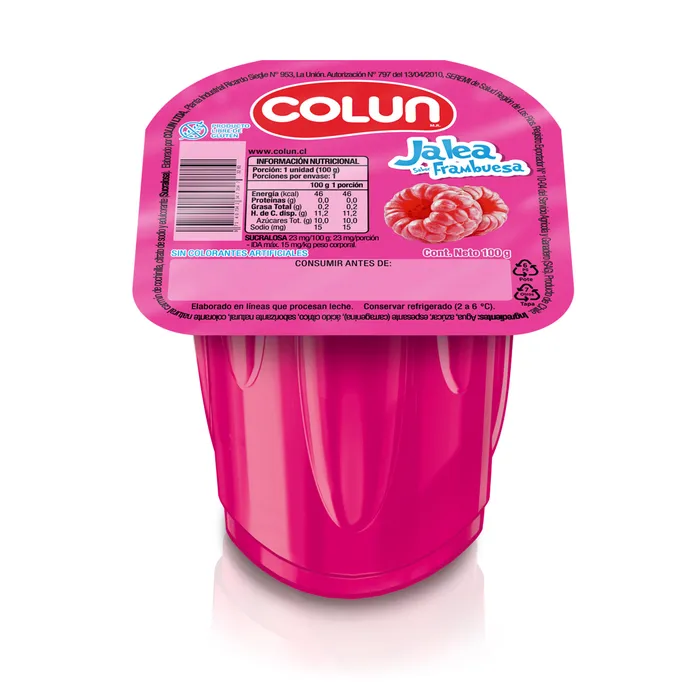 Jalea frambuesa Colun 100g
